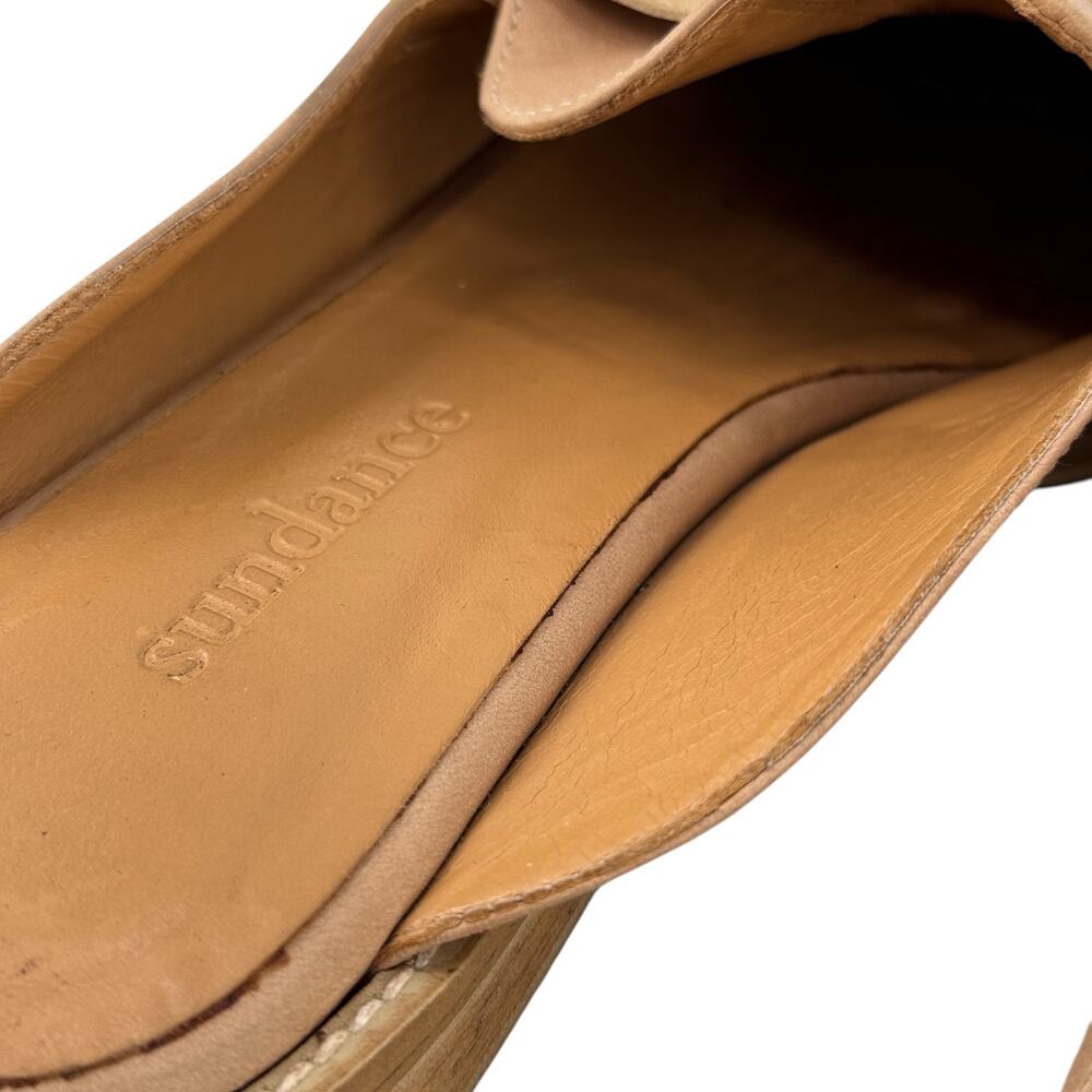 Sundance Mules Loafer Women's 38 8 Slip On Embroidered Leather Boho Relaxed Easy - Picture 10 of 11